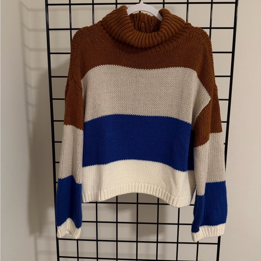 Lumiere Multicolor Turtleneck Sweater